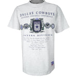 NFL (Nutmeg) - Dallas Cowboys Logo Patch Single Stitch T-Shirt 1990s Large
