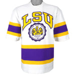 NCAA (Nutmeg) - LSU Tigers Basketball Jersey 1990s Medium