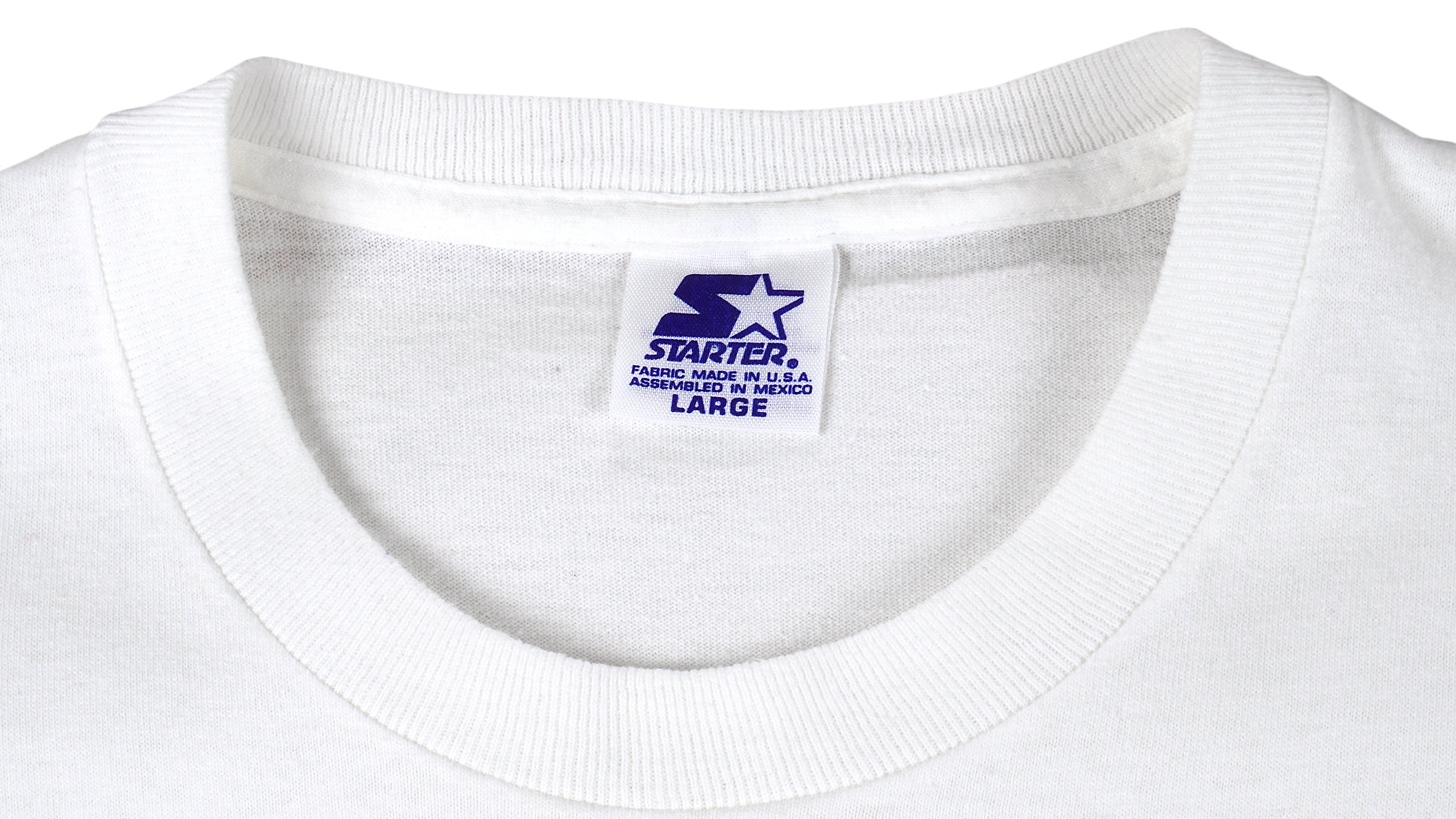 Starter - Colorado Avalanche Single Stitch T-Shirt 1996 Large Vintage Retro Hockey