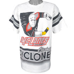 NHL (Salem) - Cincinnati Cyclones T-Shirt 1990s Large Vintage Retro Hockey