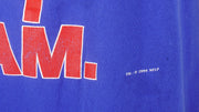NFL (Nutmeg) - New England Patriots Fan Spell-Out T-Shirt 1994 X-Large Vintage Retro