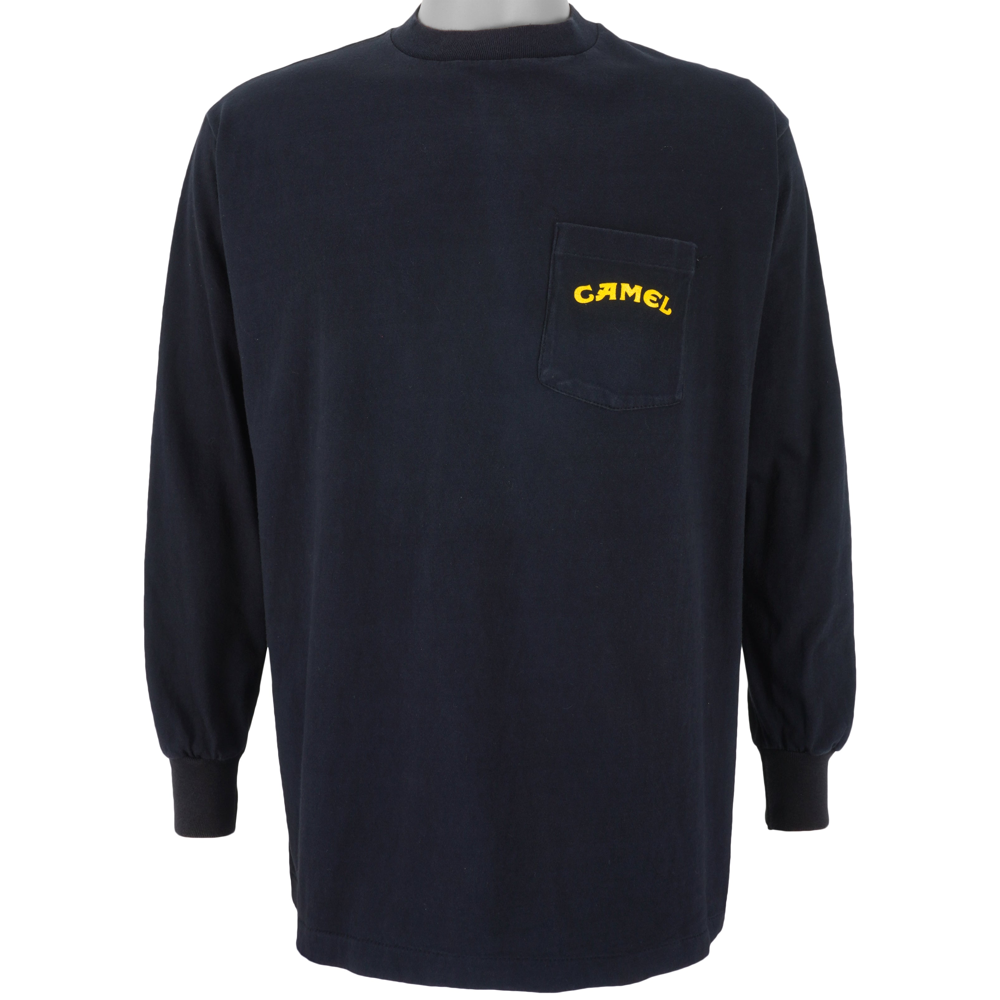 Vintage (Camel) - Born To Be Smooth Crew Neck 1990s Large Retro