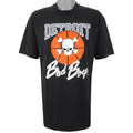NBA (Hanes) - Detroit Pistons Bad Boy Single Stitch T-Shirt 1988 X-Large Vintage Retro Basketball