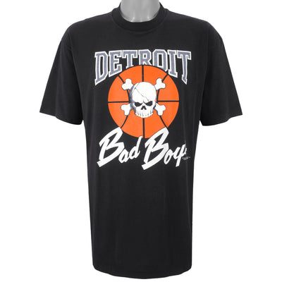 NBA (Hanes) - Detroit Pistons Bad Boy Single Stitch T-Shirt 1988 X-Large