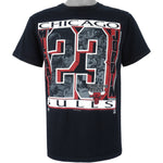NBA - Chicago Bulls Michael Jordan No.23 T-Shirt 1991 Medium Vintage Retro Basketball