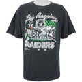 NFL (Salem) - Black Los Angeles Raiders T-Shirt 1990s X-Large Vintage Retro Football