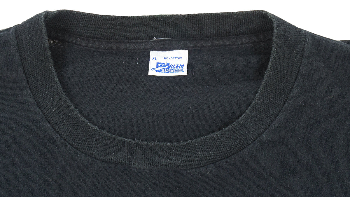 NFL (Salem) - Black Los Angeles Raiders T-Shirt 1990s X-Large Vintage Retro Football