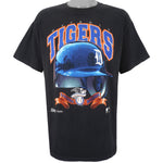 MLB (Salem) - Detroit Tigers Spell-Out T-Shirt 1992 X-Large Vintage Retro Baseball