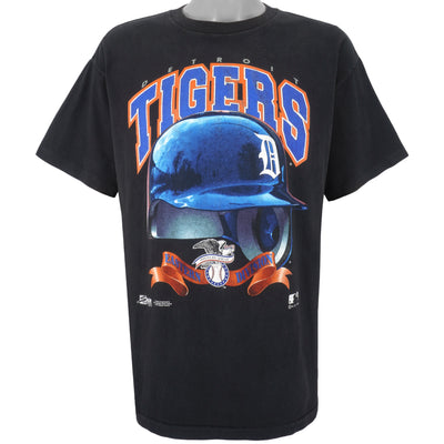 MLB (Salem) - Detroit Tigers Helmet T-Shirt 1992 X-Large