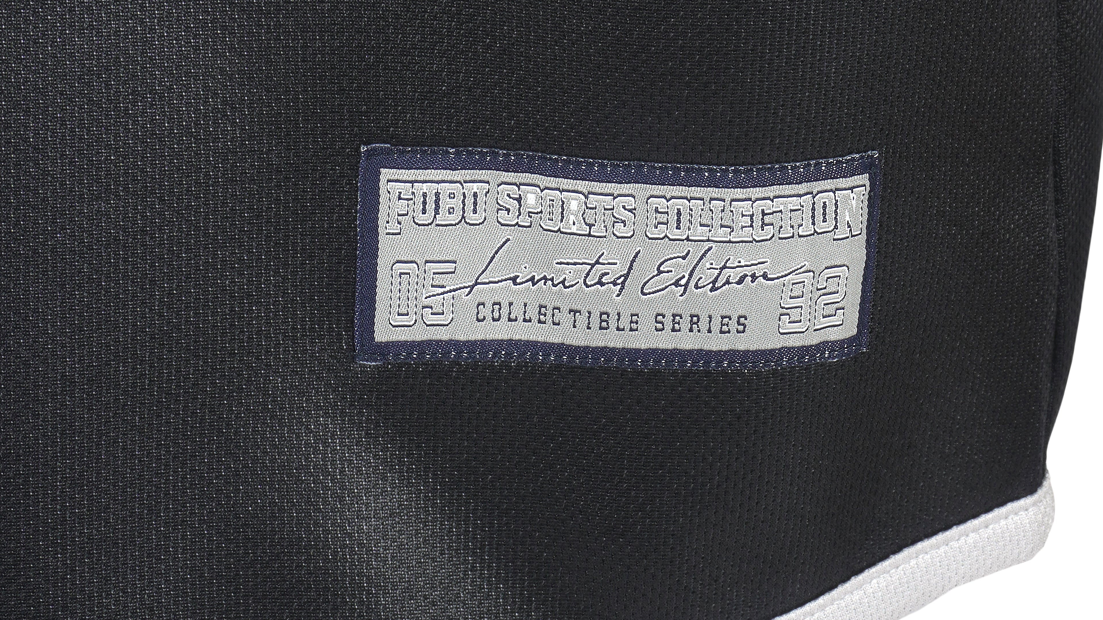 FUBU - Black NYC 05 Jersey T-Shirt 1990s Large Vintage Retro