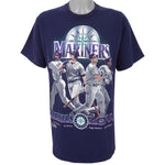 MLB (Pro Player) - Seattle Mariners Row Griffey Bunher Martinez Rodriguez T-Shirt 1990s X-Large