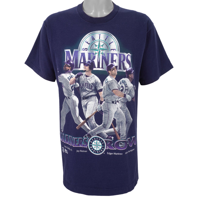 Vintage MLB - Seattle Mariners Edgar Martinez Jay Buhner Single Stitch T- Shirt 1990s X-Large – Vintage Club Clothing