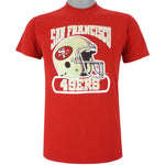 NFL (Logo 7) - San Francisco 49ers T-Shirt 1980s Medium