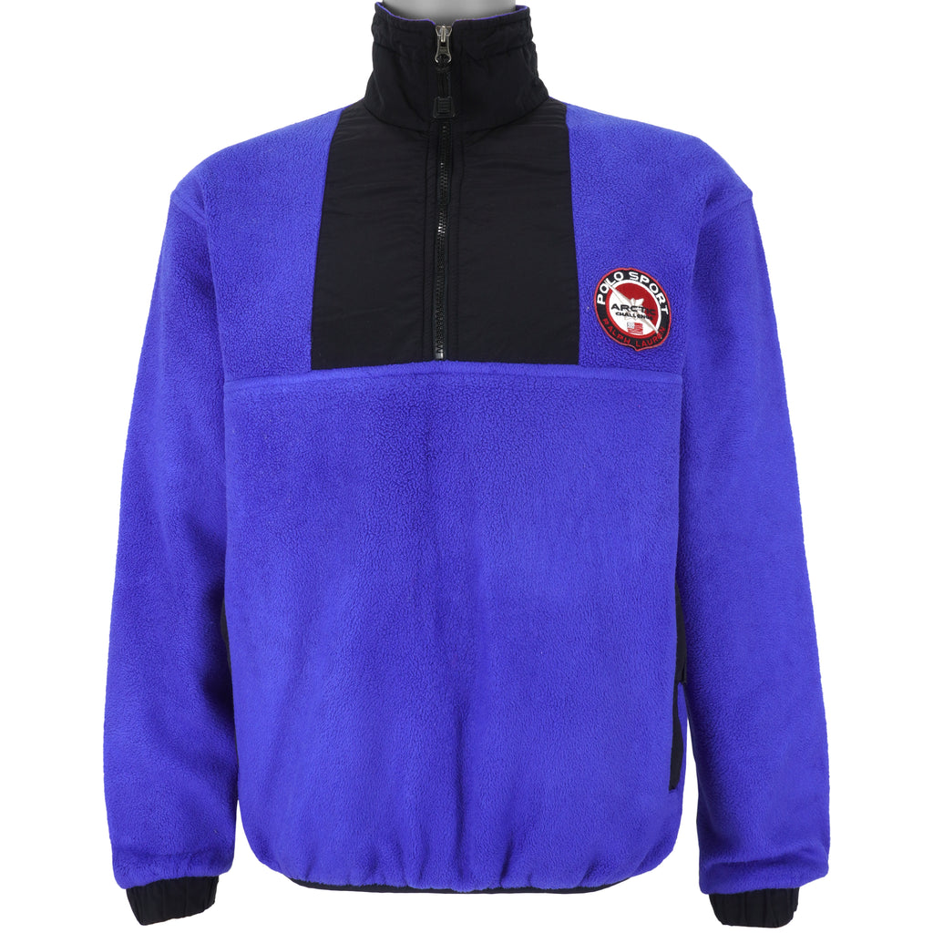 Ralph Lauren - Polo Sport Arctic Challenge Fleece Sweatshirt 1990s Medium Vintage Retro