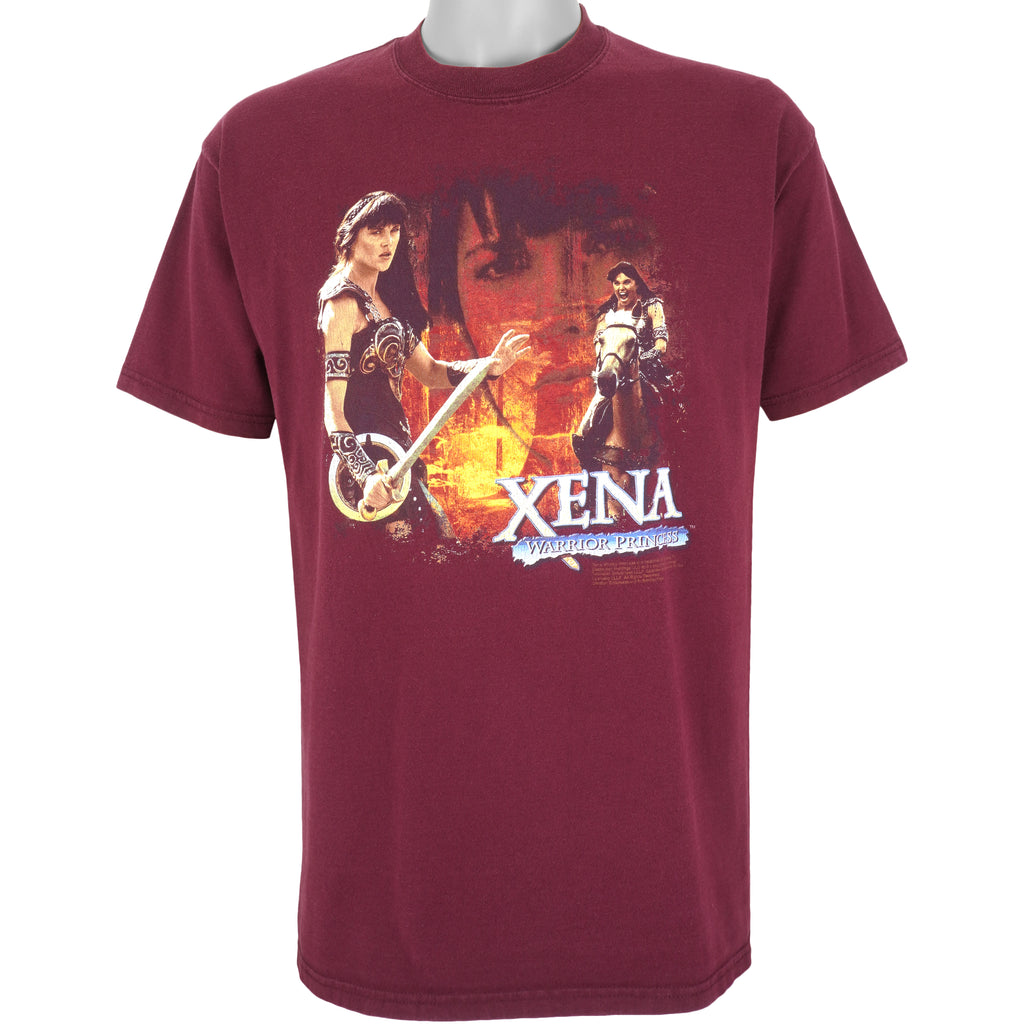 Vintage (Port And Company) - Xena Warrior Princess T-Shirt 1990s Large Vintage Retro