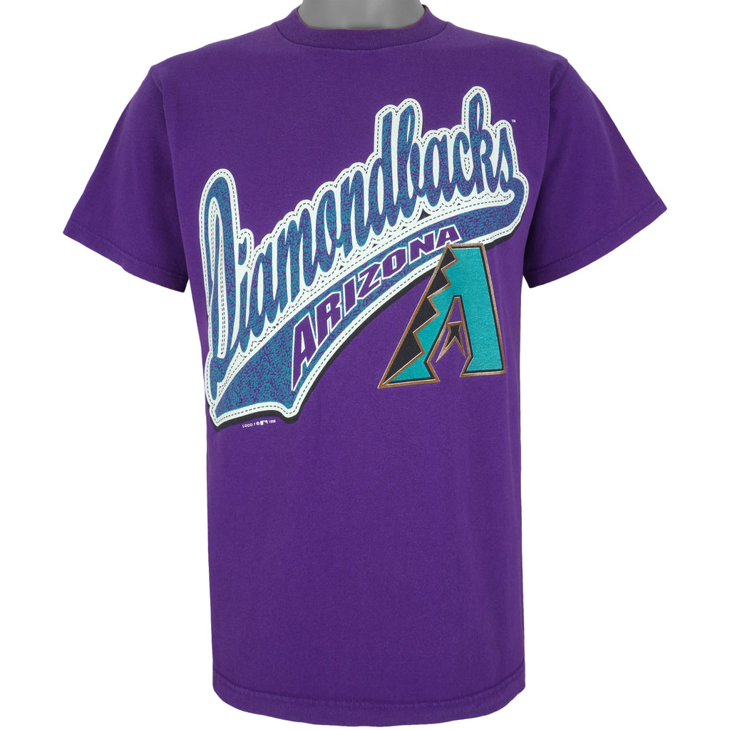 MLB (Logo 7) - Arizona Diamondbacks T-Shirt 1998 Medium Vintage Retro Baseball