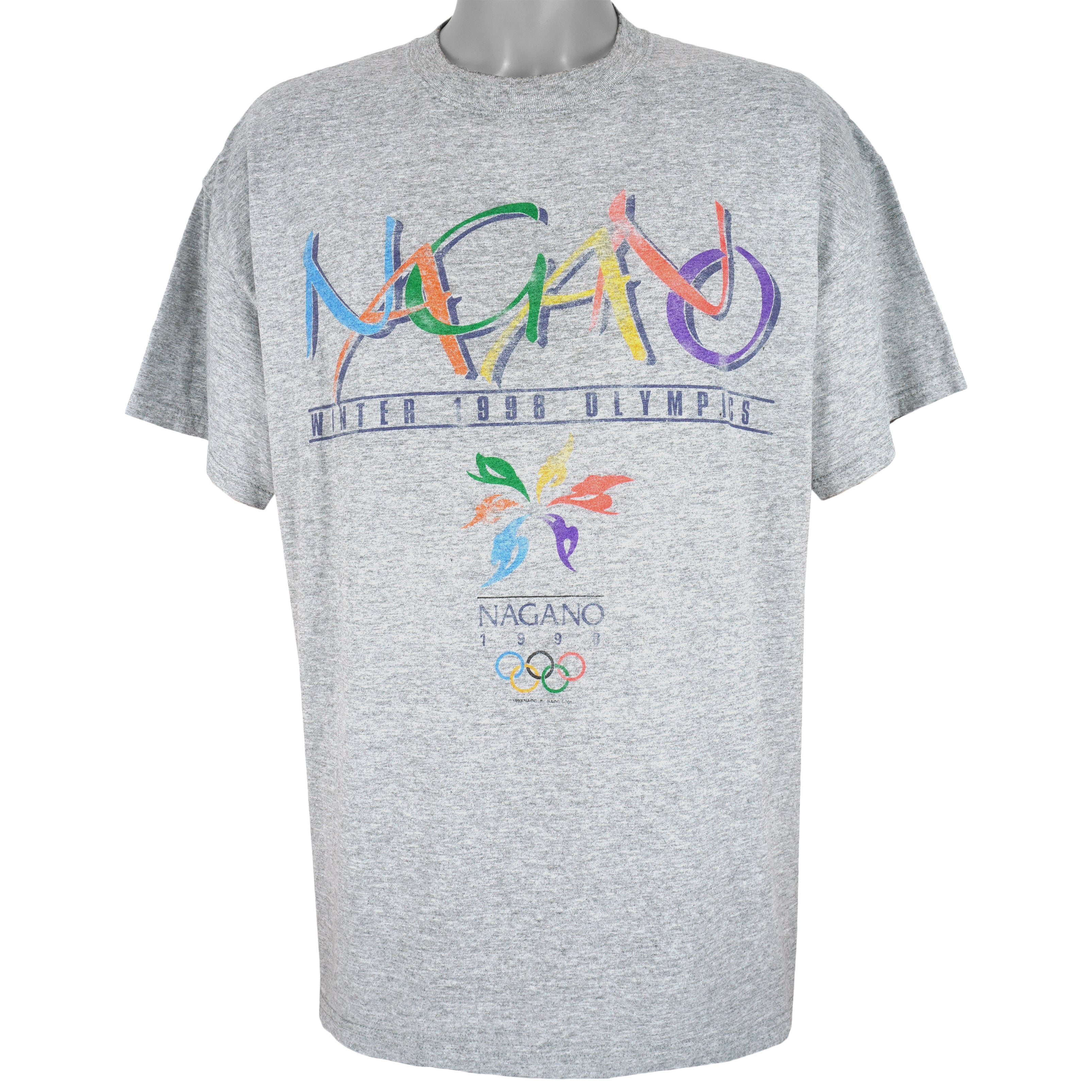Vintage - Nagano Winter Olympics T-Shirt 1998 X-Large Vintage Retro