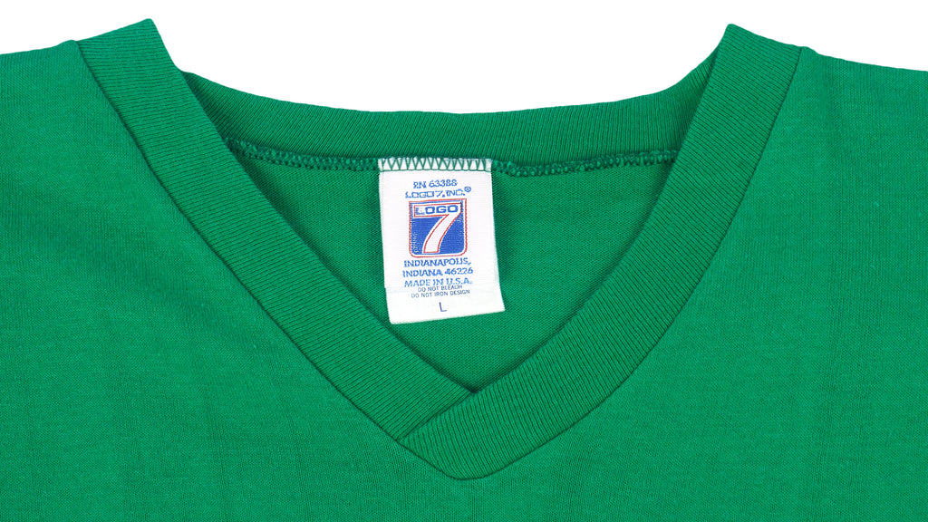 NFL (Logo 7) - New York Jets Single Stitch Jersey 1990s Large Vintage Retro Football