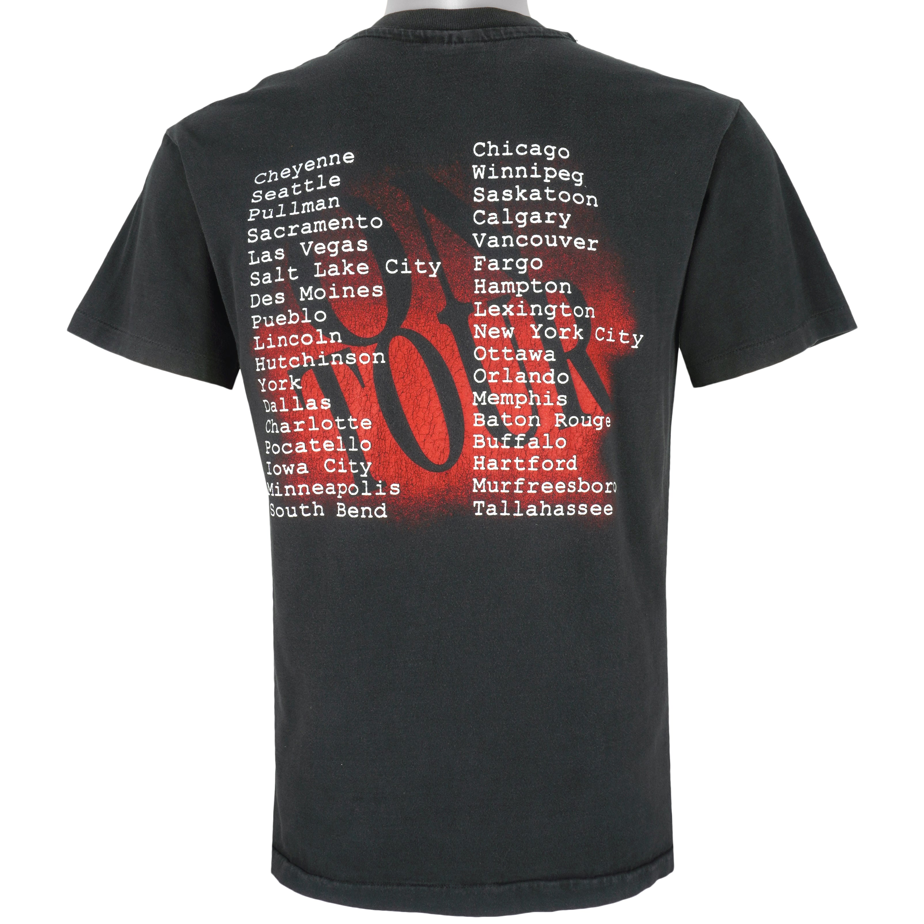 Vintage (Hanes) - Garth Brooks On Tour Single Stitch T-Shirt 1990s Medium Vintage Retro