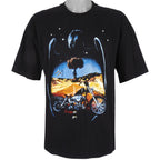 Vintage (Warmer) - Eagle Biker Motorcycle Motorbike Single Stitch T-Shirt 1990s X-Large Vintage Retro