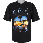 Vintage (Warmer) - Eagle Biker Motorcycle Motorbike Single Stitch T-Shirt 1990s X-Large Vintage Retro