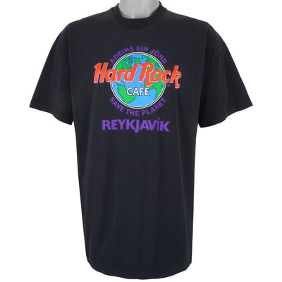 Vintage - Hard Rock Cafe Reykjavik Iceland Single Stitch T-Shirt 1990s X-Large