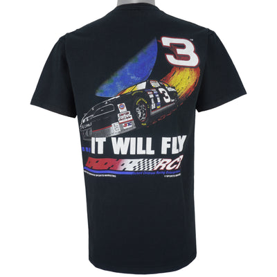 NASCAR (Jerzees) - Dale Earnhardt It Will Fly Winston Cup Series T-Shirt 1990s Large
