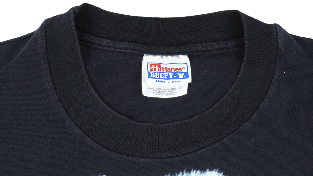 Vintage (Hanes) - Wolf Animal Printed T-Shirt 1990s Large Vintage Retro