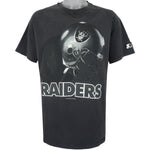 Starter - Oakland Raiders Single Stitch T-Shirt 1990s X-Large