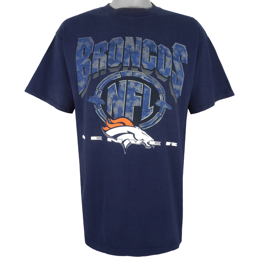 Vintage broncos t shirt hotsell