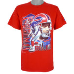 NFL (Players Inc.) - Buffalo Bills Chris Spielman No.54 T-Shirt 1997 Medium