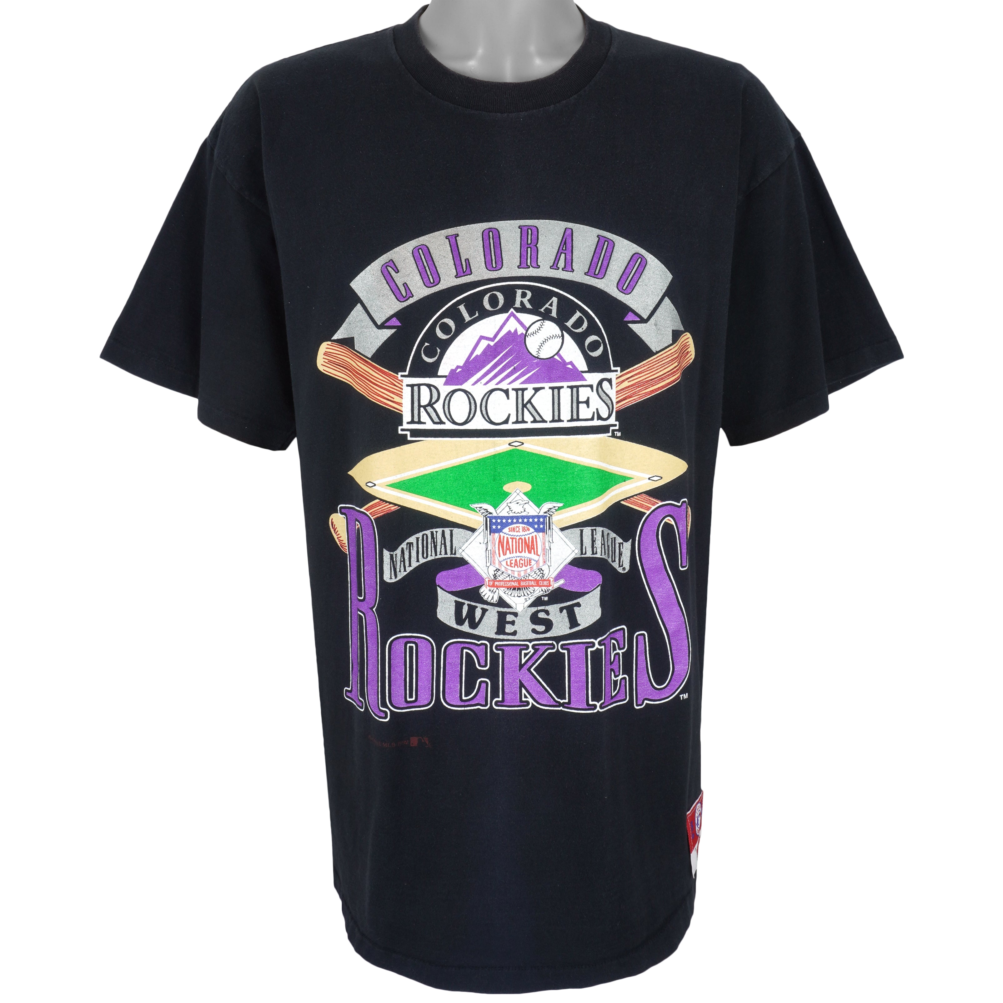 Gildan, Shirts, Vintage Mlb Colorado Rockies Looney Tunes Shirt Colorado Rockies  Shirt Mlb