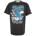 Starter - San Jose Sharks Big Logo Single Stitch T-Shirt 1990s X-Large Vintage Retro Hockey