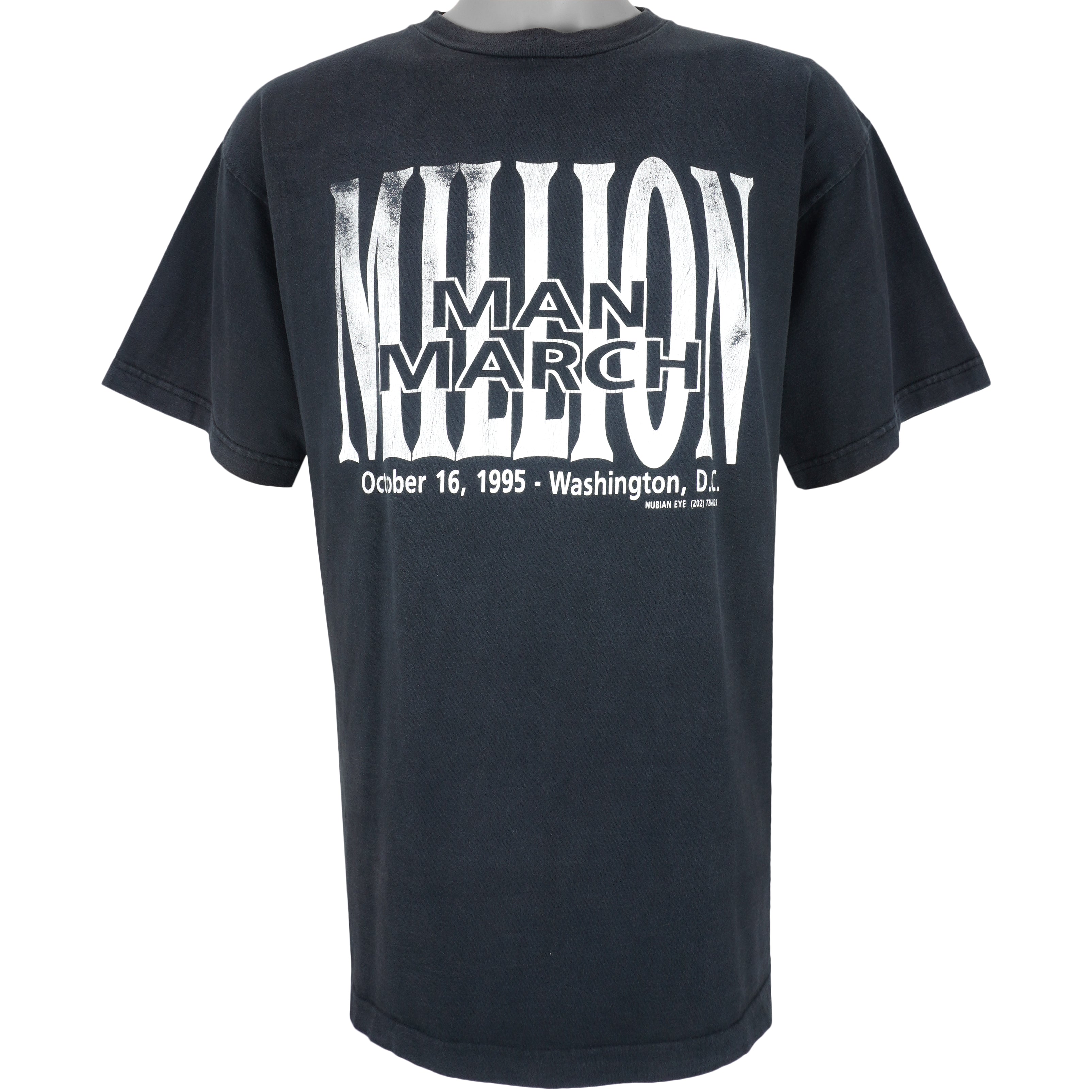 Vintage (Global) - Million Man March Washington DC T-Shirt 1995 X-Large Vintage Retro