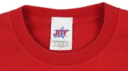 NHL (Joy Athletic) - Detroit Red Wings Steve Yzerman T-Shirt 1990s Large Vintage Retro Hockey