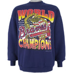 MLB (Hanes) - Braves World Champions Crew Neck Sweatshirt 1995 X-Large