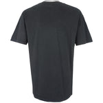 NFL (Gildan) - Black Pittsburgh Steelers Big Logo T-Shirt 1990s Large Vintage Retro Football