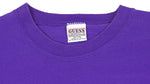Guess - Purple spell-Out T-Shirt 1990s Large Vintage Retro