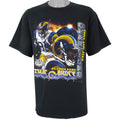 NFL (Lee) - St. Louis Rams Spell-Out T-Shirt 2000 Large Vintage Retro Football