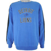 Reebok - Detroit Lions Big Logo Crew Neck Sweatshirt 1990s Large Vintage Retro Football