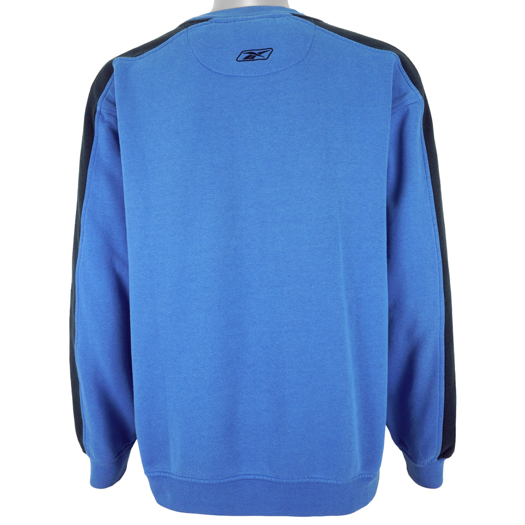 Reebok - Detroit Lions Big Logo Crew Neck Sweatshirt 1990s Large Vintage Retro Football