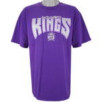 NBA (Lee) - Sacramento Kings Big Logo T-Shirt 1990s X-Large Vintage Retro Basketball