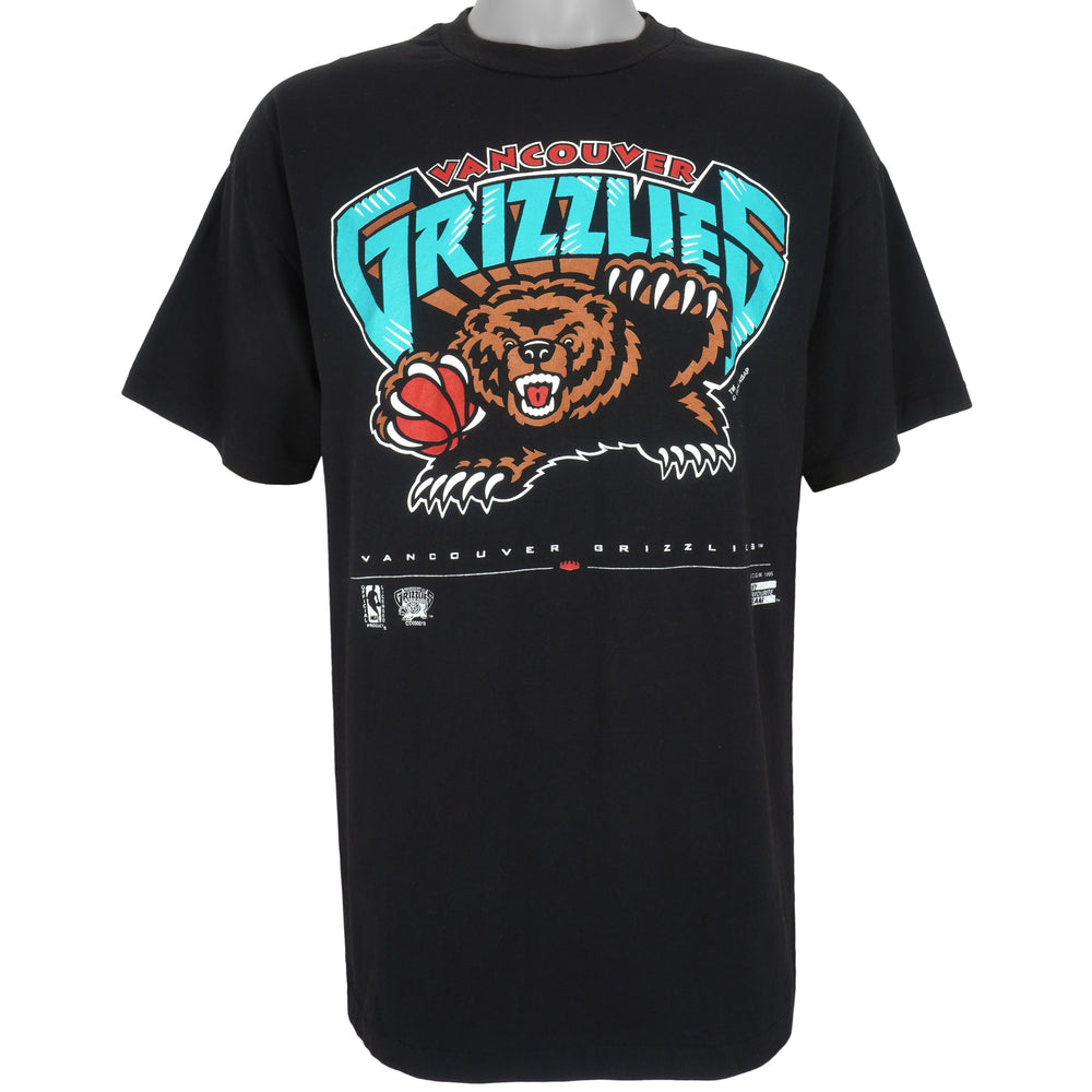 NBA (My Favorite Team) - Vancouver Grizzlies T-Shirt 1995 X-Large Vintage Retro Basketball