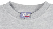 NFL (Lee Sport) - Minnesota Vikings Embroidered Sweatshirt 1990s Large Vintage Retro Football