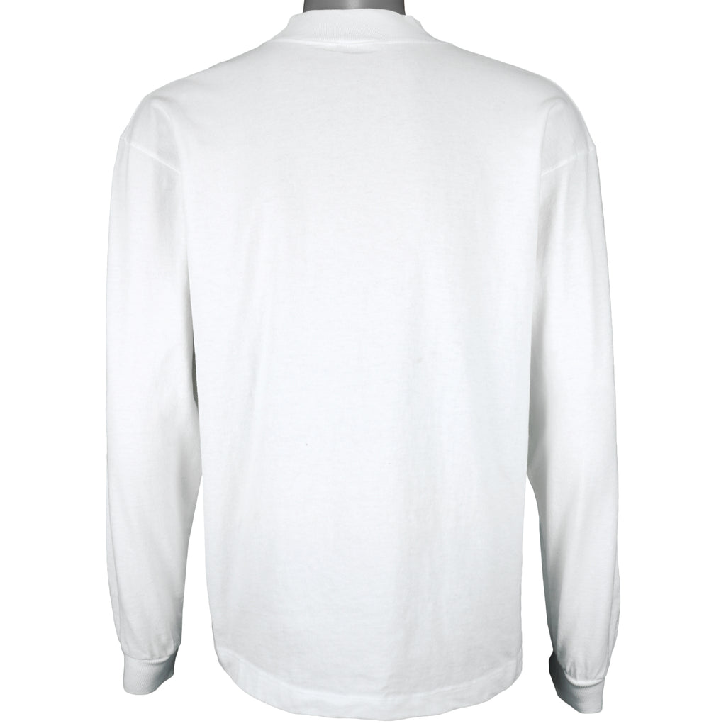 Vintage - Happy Holidays Crew Neck Sweatshirt 1990s Large Vintage Retro
