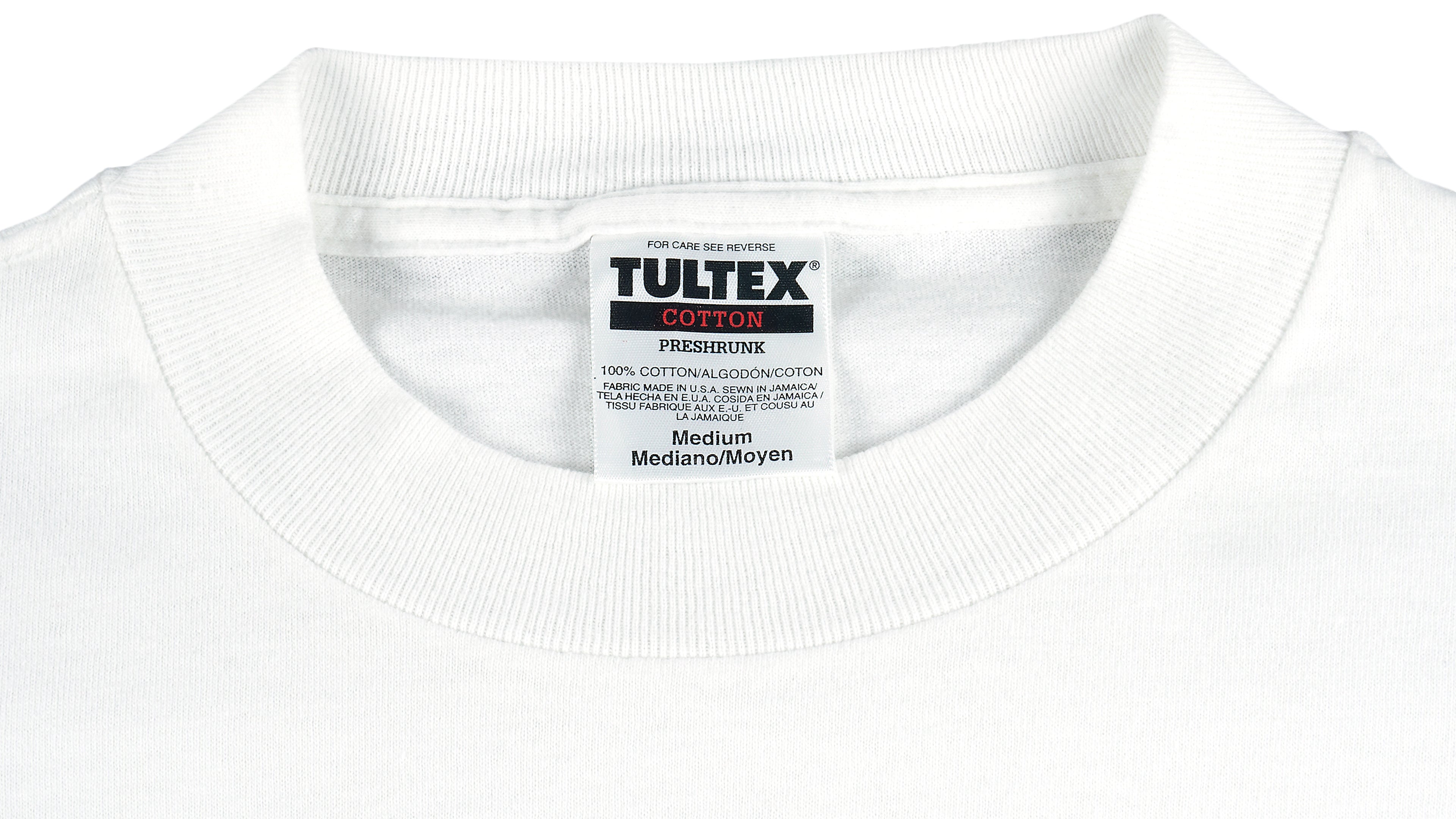 NFL (Tultex) - White Super Bowl 30th T-Shirt 1995 Medium Vintage Retro Football