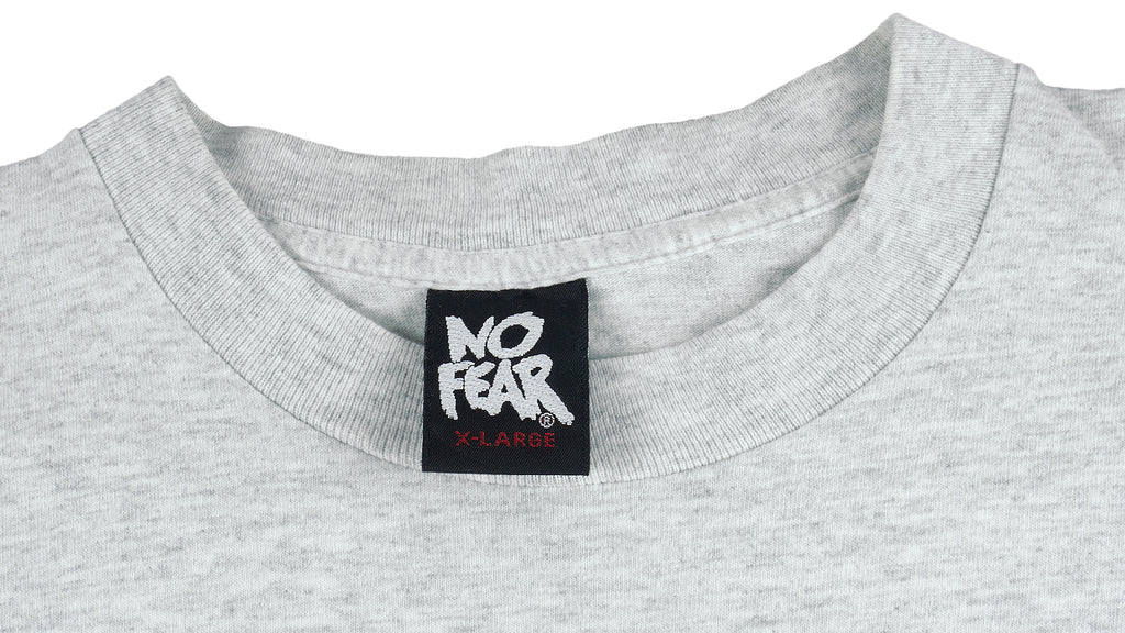 Vintage (No Fear) - Grey Loosing Is Very Bad T-Shirt 1990s X-Large Vintage Retro