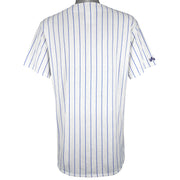 MLB (Majestic) - Chicago Cubs Pin Stripes Jersey 1990s X-Large Vintage Retro Baseball