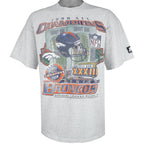 Starter - Denver Broncos AFC Champions T-Shirt 1998 Large Vintage Retro Football