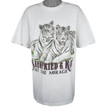 Vintage (Habitat) - Siegfried & Roy Tigers At The Mirage T-Shirt 1990s XX-Large